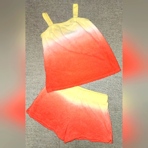 wonder nation Other - Ombre Terry Cloth Tank/Shorts Set